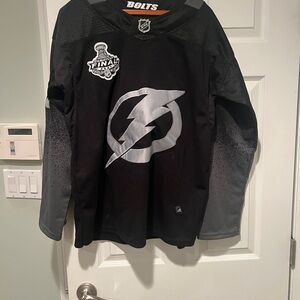 adidas Tampa Bay Lightning Brayden Point Stanley Cup Final 2021 Authentic Jersey